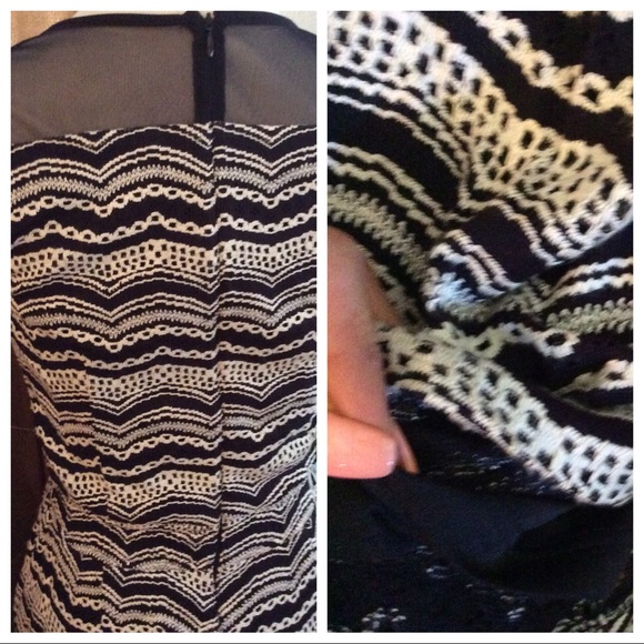 Super cute lined navy & white jumpsuit - Picture 2 of 3